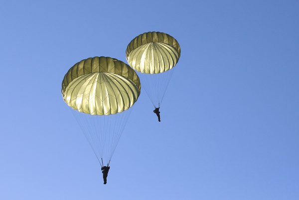 T-10D (Modified) Troop Back Personnel Parachute